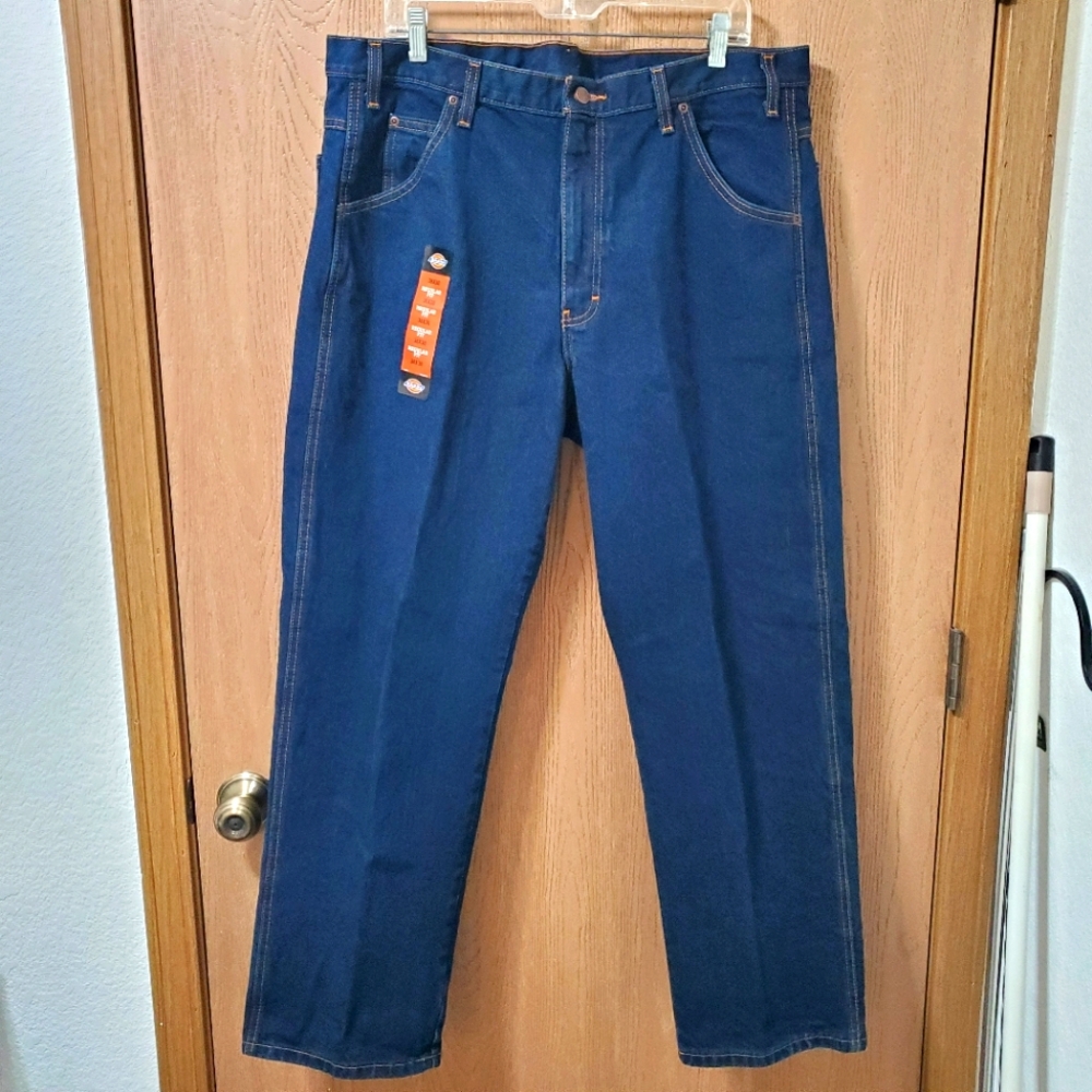 NWT Dickies Mens Work Jeans Regular Fit Size 38x30